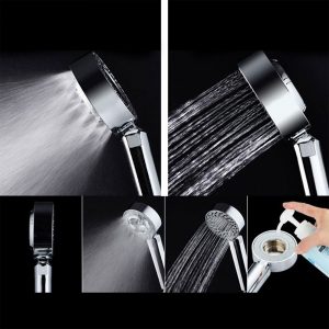 Water Shower Head Multifunctional 3 setting Modes - دش ماء مزدوج متعدد الوظائف