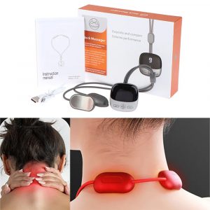 مدلك الرقبة والكتف مدلك ذكي لاسلكي - Neck Massager LED Display