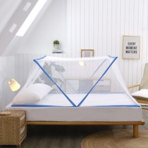 • عرض 2   ناموسية شبكة قابلة للطي لفردين - Mobility Bed Mosquito Net