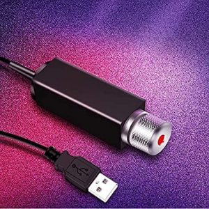 "USB Car Roof Star LED Lights, Flexible Romantic Light Fit For All Cars ضواء LED على شكل نجمة لسقف السيارة USB"