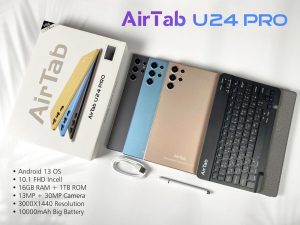 2 Pcs of AirTab U24 Pro Tablet + Keyboard and Pen ضمان 6 شهور