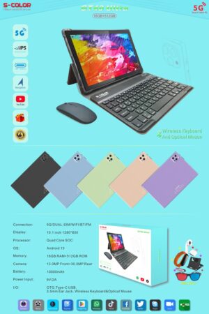Tablet GT 40 + Keyboard and mouse ضمان 6 شهور